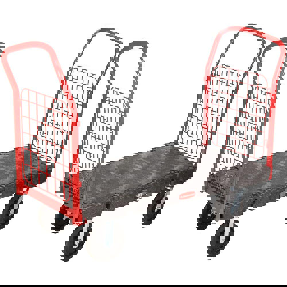 Side-Panel Platform Truck, 2,000 lb Capacity, 24.25 x 56 x 41.25, Black